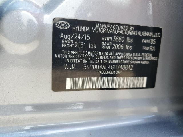 2016 HYUNDAI ELANTRA SE - 5NPDH4AE4GH748842
