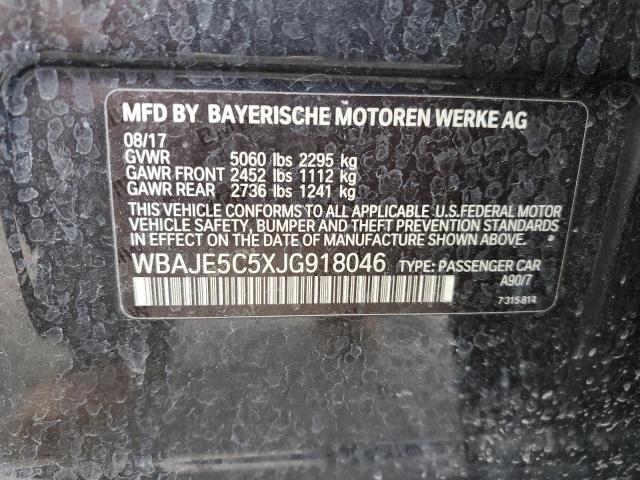 2018 BMW 540 I WBAJE5C5XJG918046