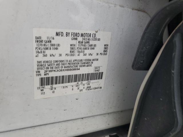 2017 FORD EDGE SE - 2FMPK3G9XHBB08694