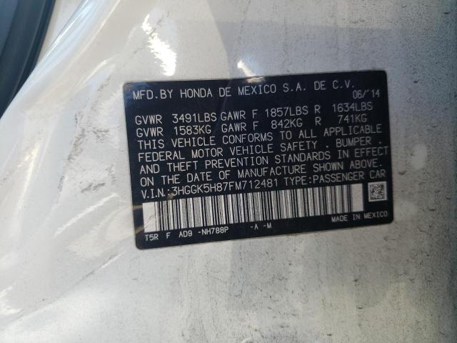 2015 HONDA FIT EX 3HGGK5H87FM712481