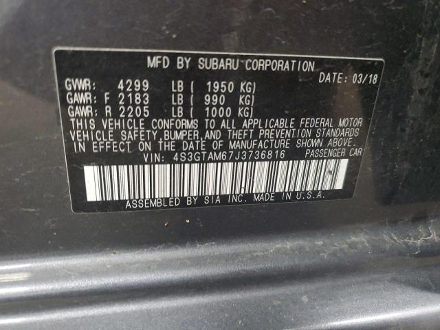 2018 SUBARU IMPREZA SP 4S3GTAM67J3736816
