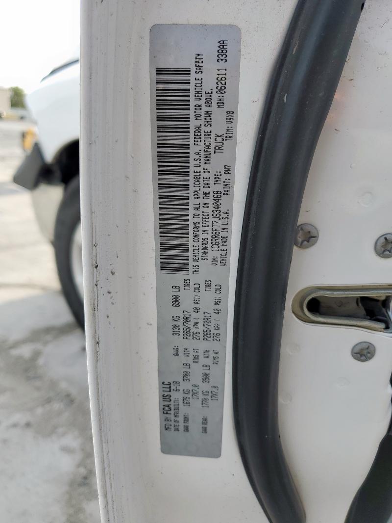 2018 RAM 1500 ST 1C6RR6FT7JS340468