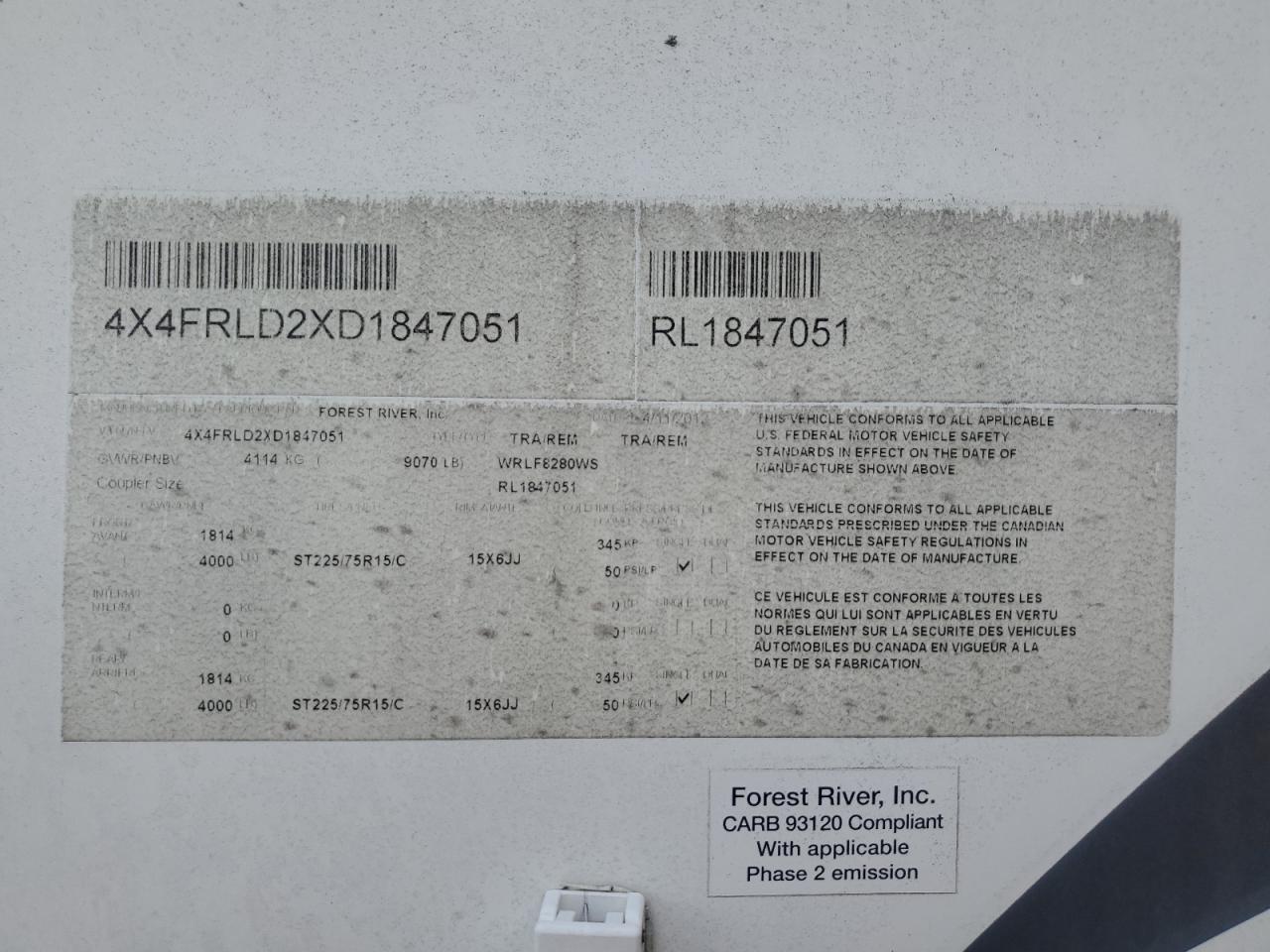 Lot #3301815398 2013 ROCKWOOD ULTRA V