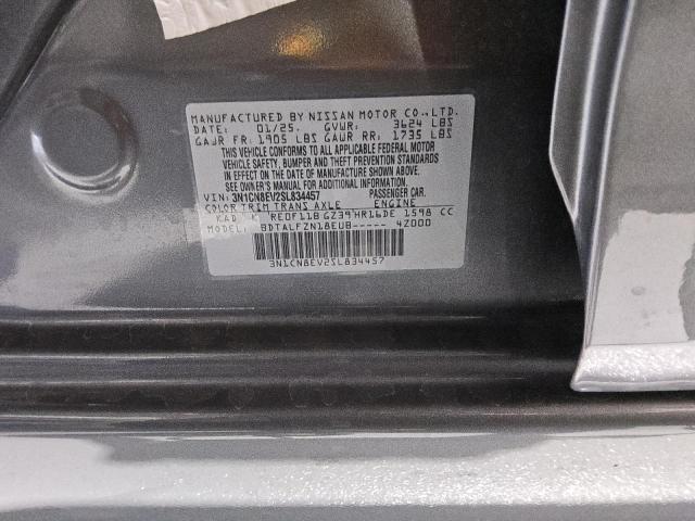 2025 NISSAN VERSA SV 3N1CN8EV2SL834457