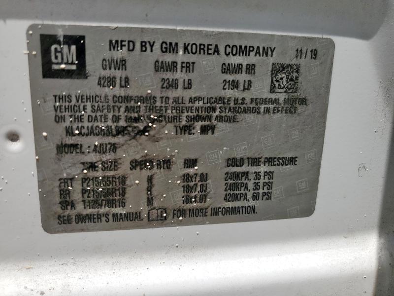 2020 BUICK ENCORE PRE KL4CJASB3LB057388