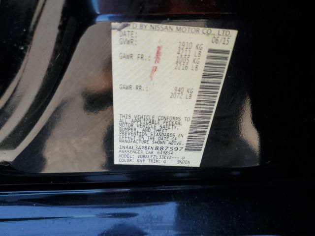 2015 NISSAN ALTIMA 2.5 1N4AL3AP8FN887597