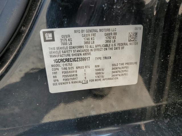 2016 CHEVROLET SILVERADO C1500 LT - 1GCRCREC9GZ339917