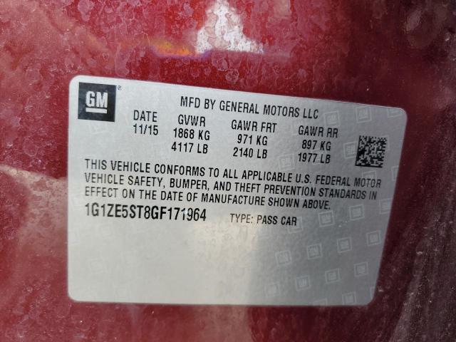 2016 CHEVROLET MALIBU LT - 1G1ZE5ST8GF171964