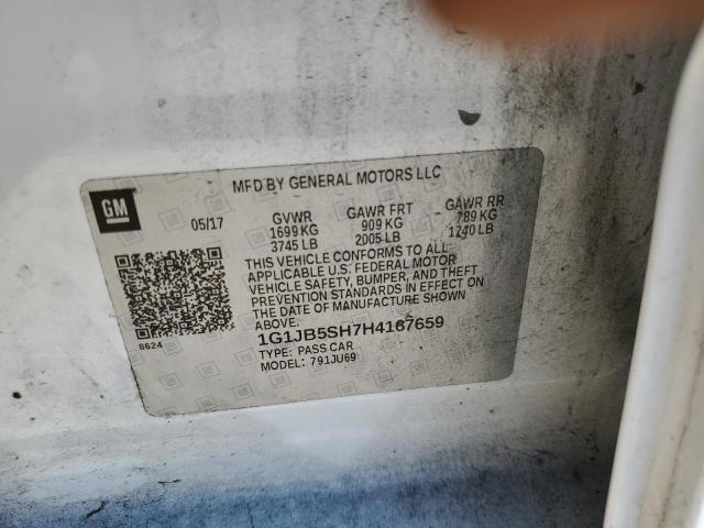 2017 CHEVROLET SONIC LS 1G1JB5SH7H4167659