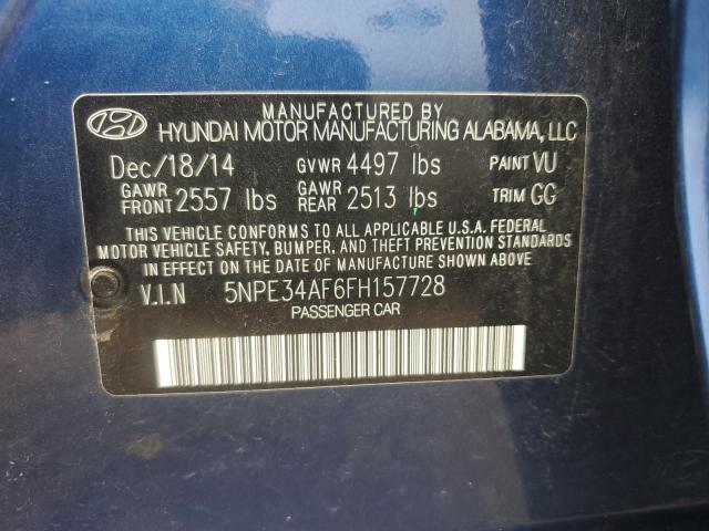 2015 HYUNDAI SONATA SPO - 5NPE34AF6FH157728