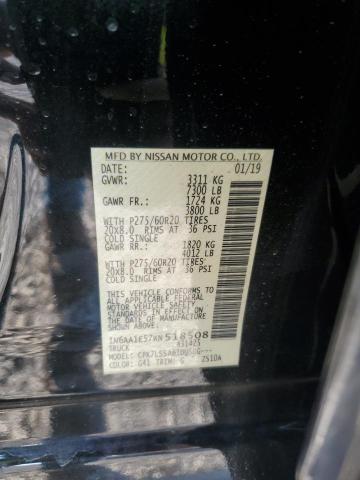 2019 NISSAN TITAN SV 1N6AA1E57KN518508
