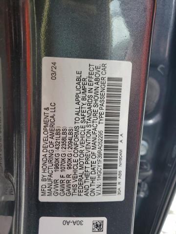 2024 HONDA ACCORD EX 1HGCY1F39RA052295