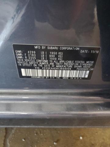 2019 SUBARU IMPREZA 4S3GKAA6XK3609406