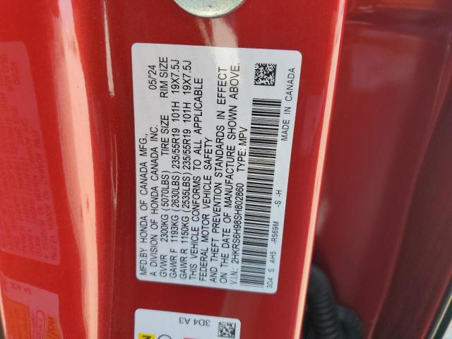 2025 HONDA CR-V SPORT 2HKRS6H98SH802860