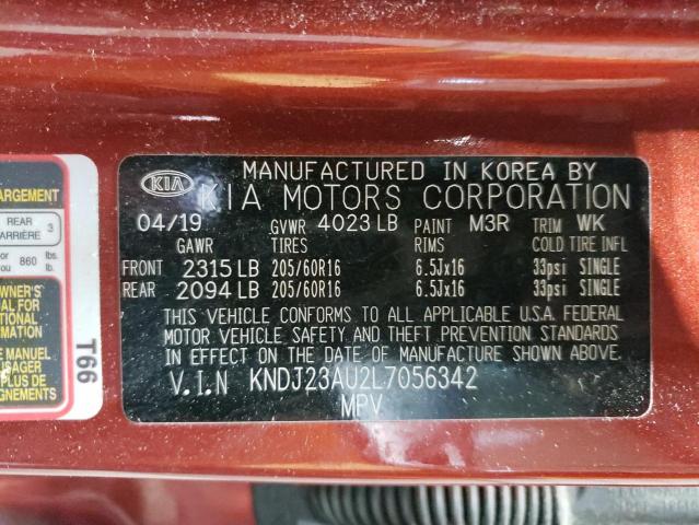 2020 KIA SOUL LX KNDJ23AU2L7056342