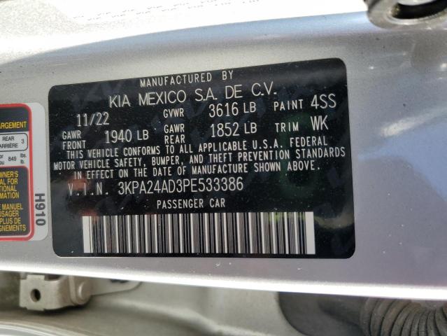 2023 KIA RIO LX 3KPA24AD3PE533386
