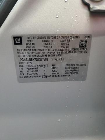 2016 CHEVROLET EQUINOX LS 2GNALBEK7G6337887