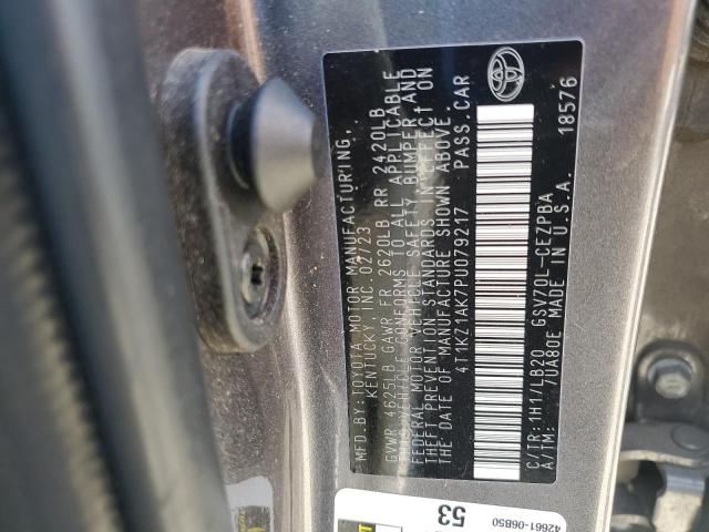 2023 TOYOTA CAMRY TRD - 4T1KZ1AK7PU079217
