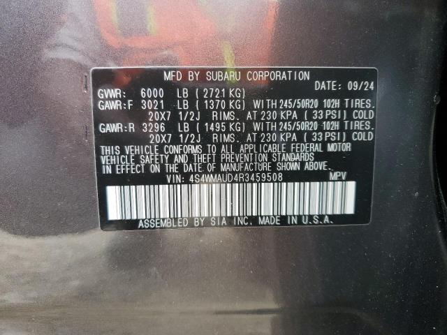 2024 SUBARU ASCENT LIM 4S4WMAUD4R3459508