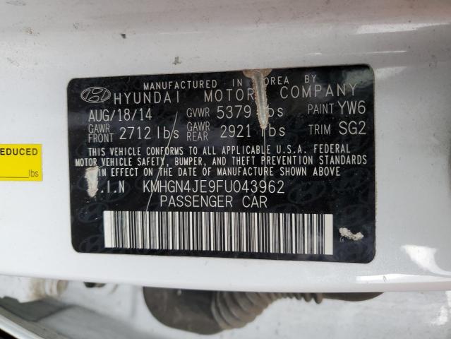 2015 HYUNDAI GENESIS 3. KMHGN4JE9FU043962