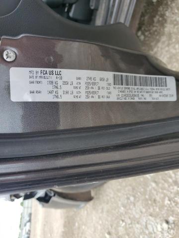 2018 DODGE GRAND CARAVAN GT 2C4RDGEG9JR284195