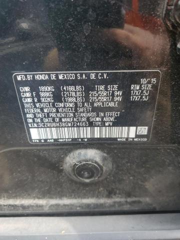 2016 HONDA HR-V LX 3CZRU6H38GM724663