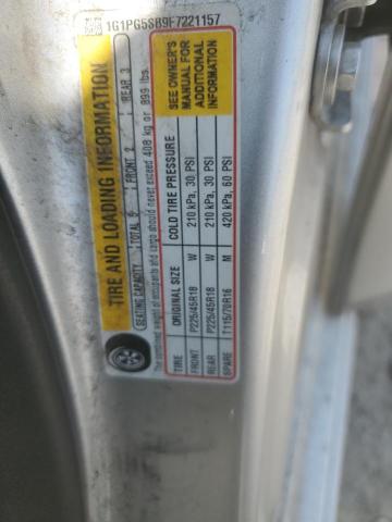 2015 CHEVROLET CRUZE LTZ 1G1PG5SB9F7221157
