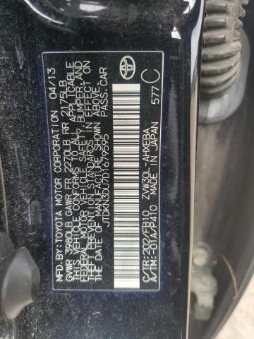 2013 TOYOTA PRIUS - JTDKN3DU7D1679595