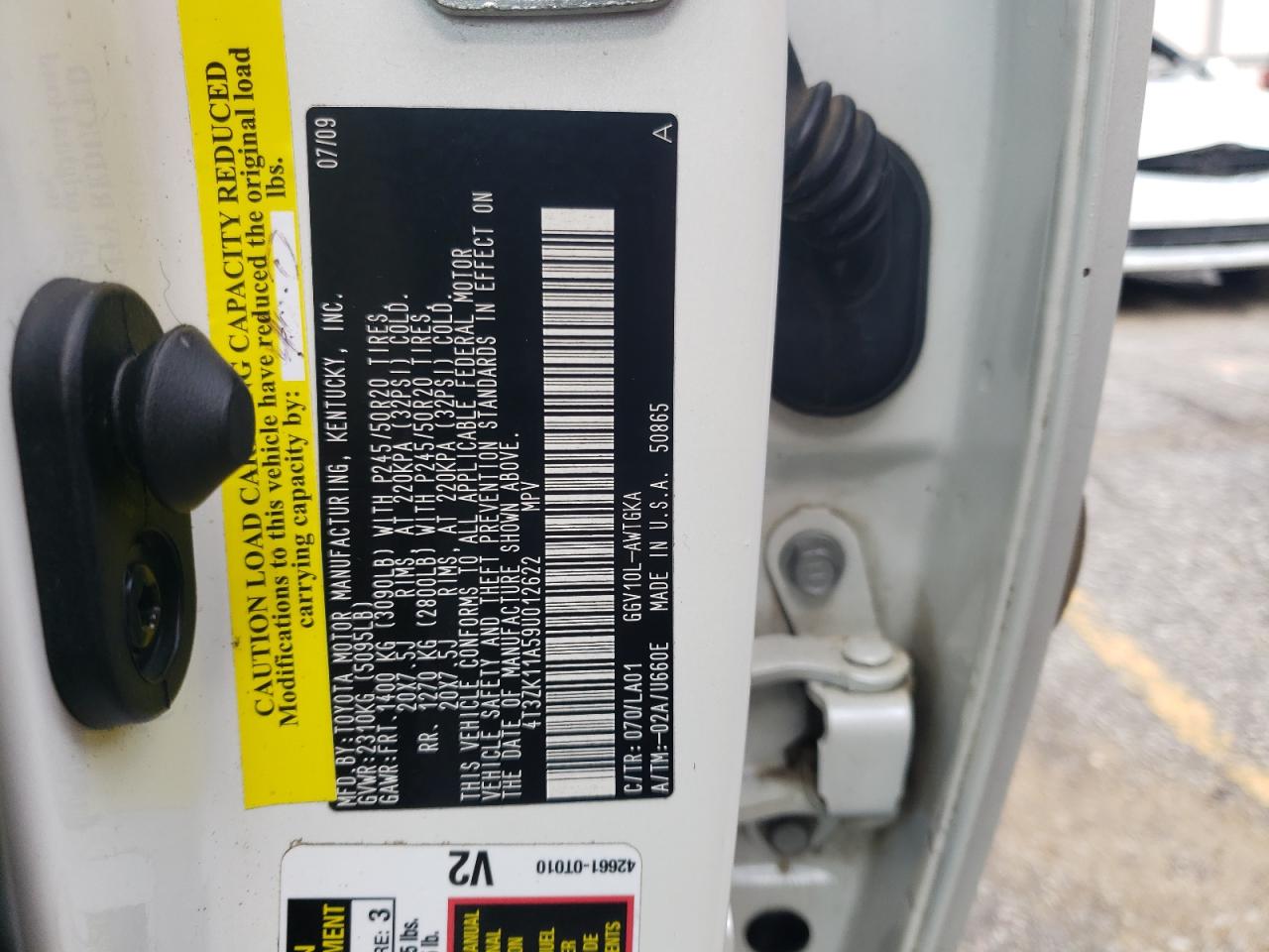 Lot #3230517879 2009 TOYOTA VENZA