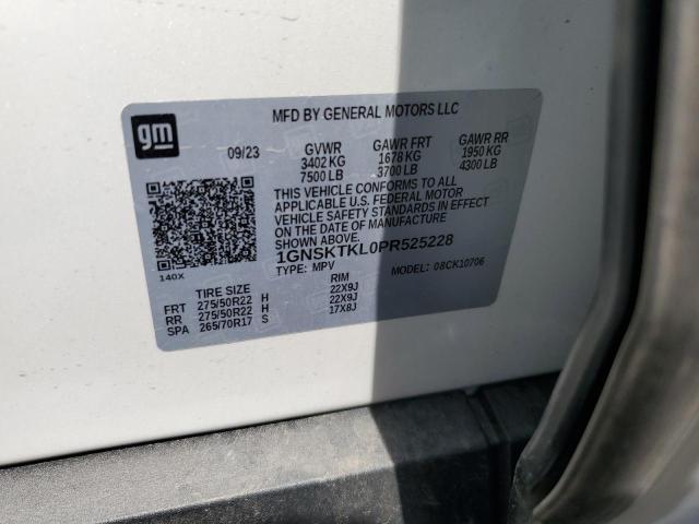 2023 CHEVROLET TAHOE K150 1GNSKTKL0PR525228