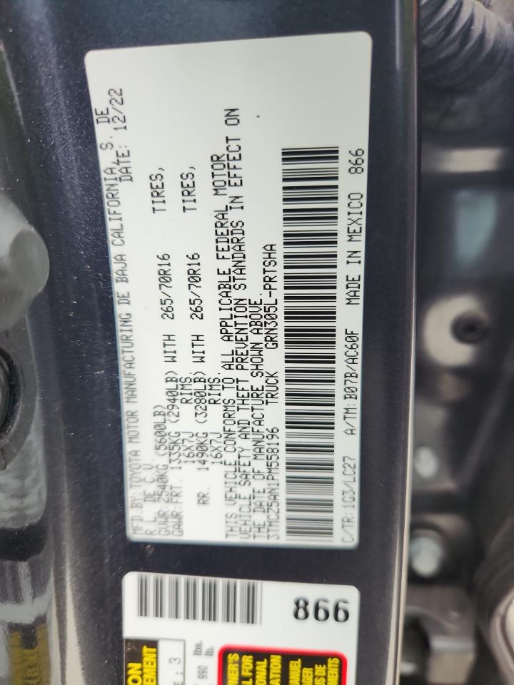 TOYOTA TACOMA DOUBLE CAB