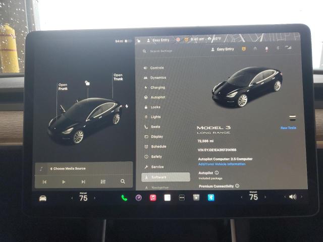 2019 TESLA MODEL 3 5YJ3E1EA3KF314168