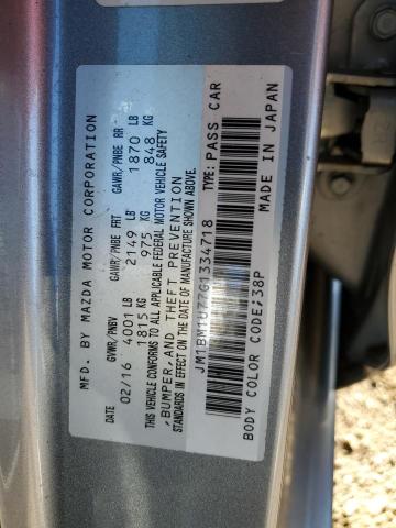 2016 MAZDA 3 SPORT JM1BM1U77G1334718
