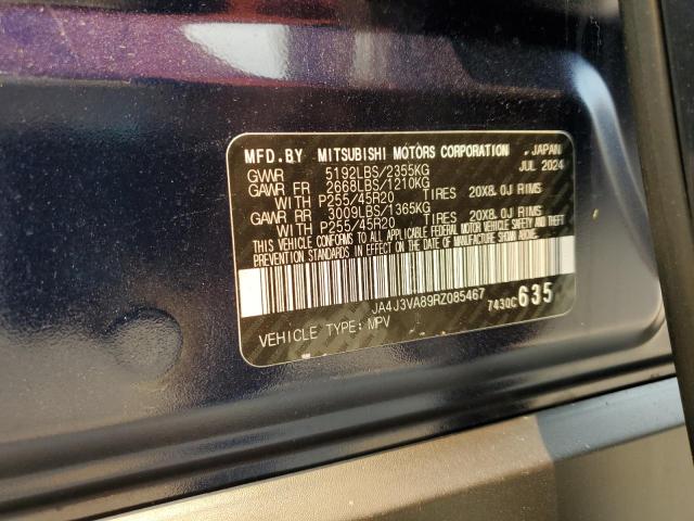 2024 MITSUBISHI OUTLANDER JA4J3VA89RZ085467