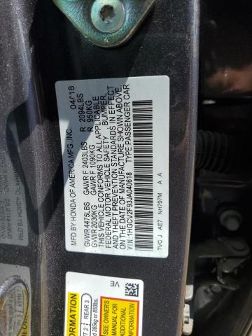 2018 HONDA ACCORD TOU 1HGCV2F93JA040618