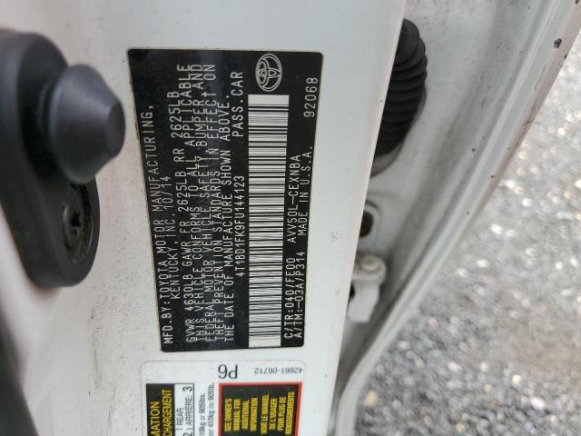 2015 TOYOTA CAMRY HYBR - 4T1BD1FK9FU144123
