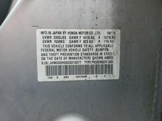 2016 HONDA FIT LX - JHMGK5H55GS015077