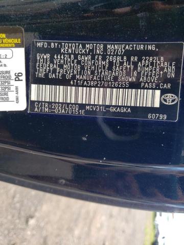 2007 TOYOTA CAMRY SOLA #3272260208
