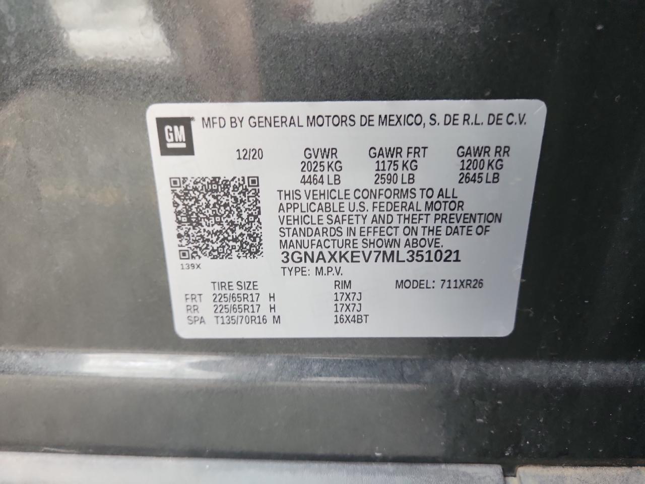 CHEVROLET EQUINOX LT