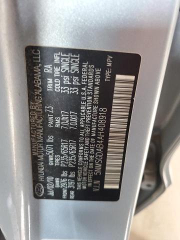 2010 HYUNDAI SANTA FE G - 5NMSGDAB4AH408918