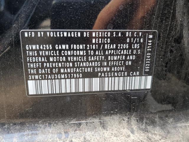 2016 VOLKSWAGEN GOLF SPORT - 3VWC17AU3GM517950