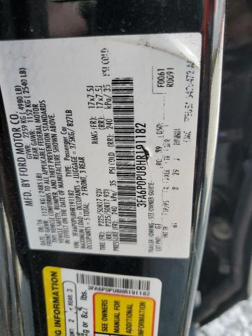 2017 FORD FUSION SE PHEV 3FA6P0PU8HR191182
