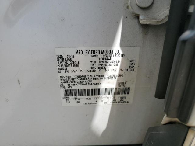 2014 FORD EXPLORER X - 1FM5K7D84EGA55084