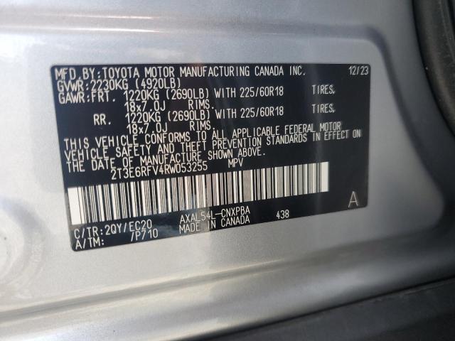 2024 TOYOTA RAV4 XSE 2T3E6RFV4RW053255
