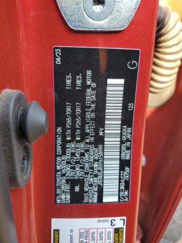 2023 TOYOTA 4RUNNER SE JTERU5JR1P6158999