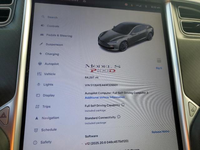 2017 TESLA MODEL S 5YJSA1E44HF228801
