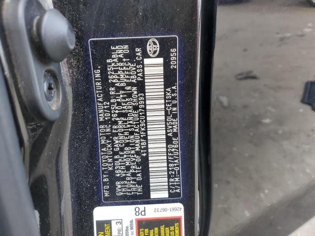 2012 TOYOTA CAMRY BASE #3301846333