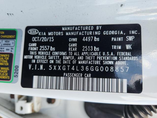 2016 KIA OPTIMA LX 5XXGT4L36GG008857