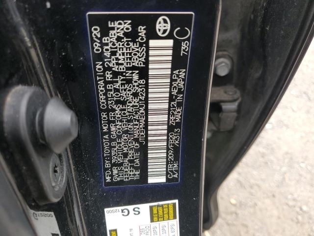 2021 TOYOTA COROLLA LE - JTDEPMAE0MJ142318