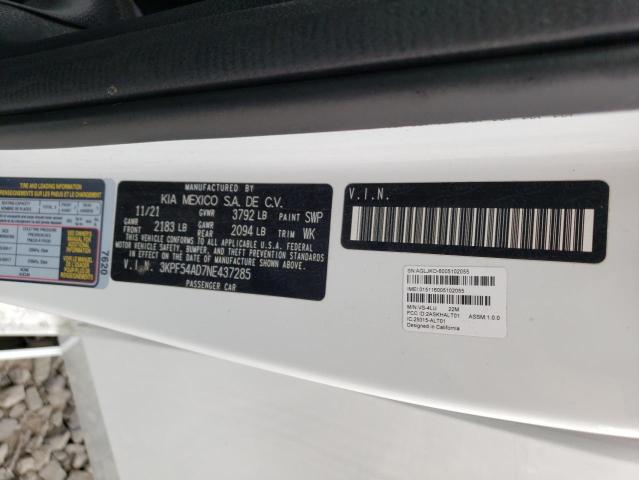 2022 KIA FORTE GT L - 3KPF54AD7NE437285